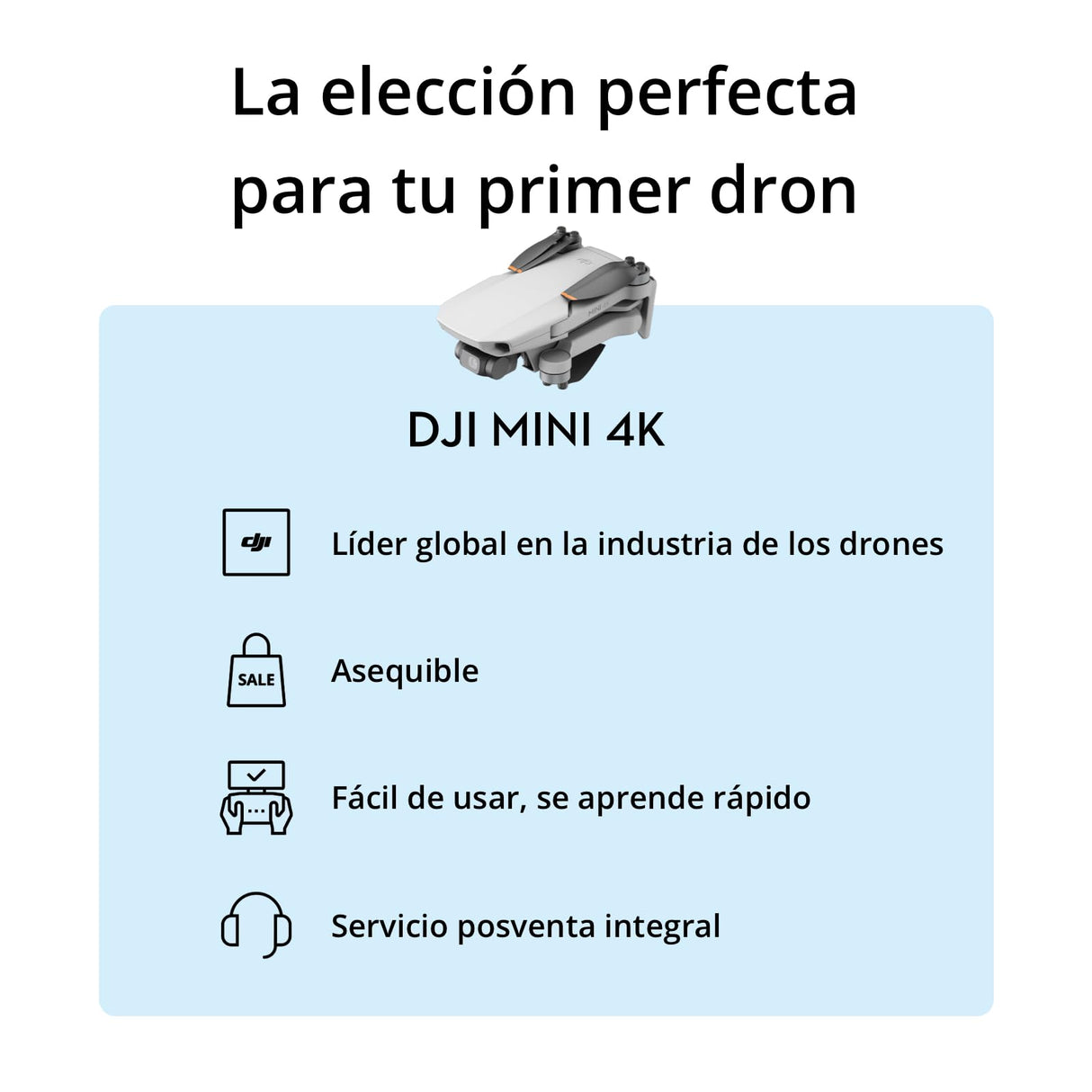 DJI Pack Mini 4K Vuela Más, dron 4K UHD, menos de 249 g, estabilización en 3 ejes, transmisión de vídeo a 10 km, regreso automático, 3 baterías para un tiempo máx. de vuelo de 93 min, Mini 2SE 4K, C0