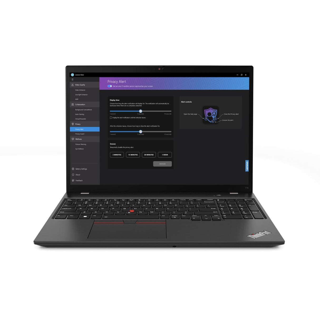 Lenovo ThinkPad T16 AMD Ryzen™ 7 PRO 7840U Ordinateur portable 40,6 cm (16") WUXGA 32 Go LPDDR5x-SDRAM 1 To SSD Wi-Fi