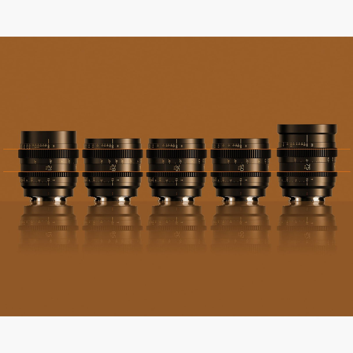 Thypoch Kit 5 Lentes Simera-C 21/28/35/50/75mm T1.5 (E Mount)