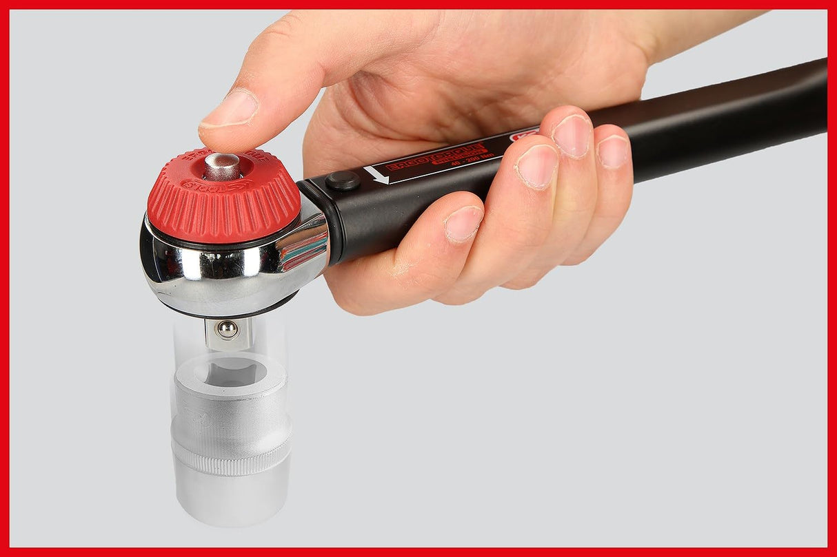 KS Tools 516.1495 - Llave dinamométrica Ergotorque, 300-1000Nm (tamaño: 1")