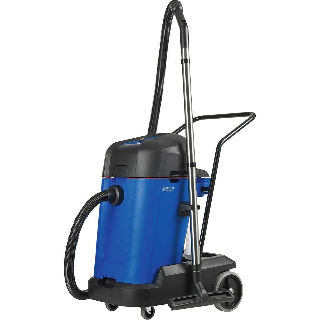 Nilfisk MAXXI II 55-2 WD 2 390W 55L Black, Blue – Ash Vacuum Cleaners (55 L, Bag, Black, Blue, 2.5 m, 10 m, 4 cm)