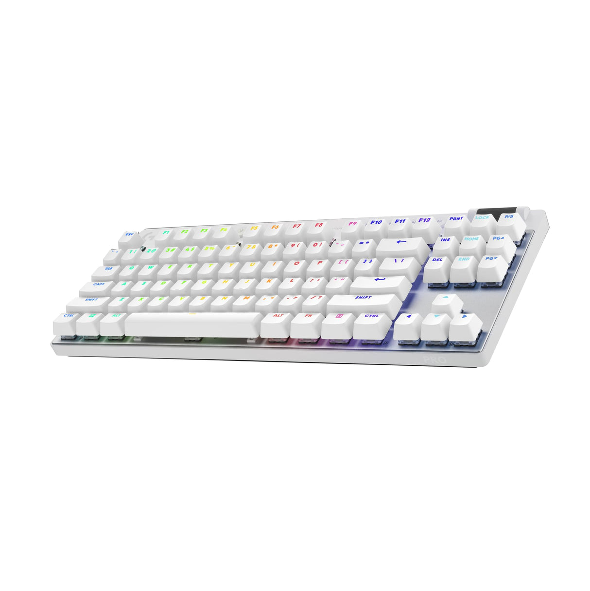 Logitech G Pro X TKL Lightspeed, Teclado inalámbrico para Gaming - Blanco - FRA Tactile