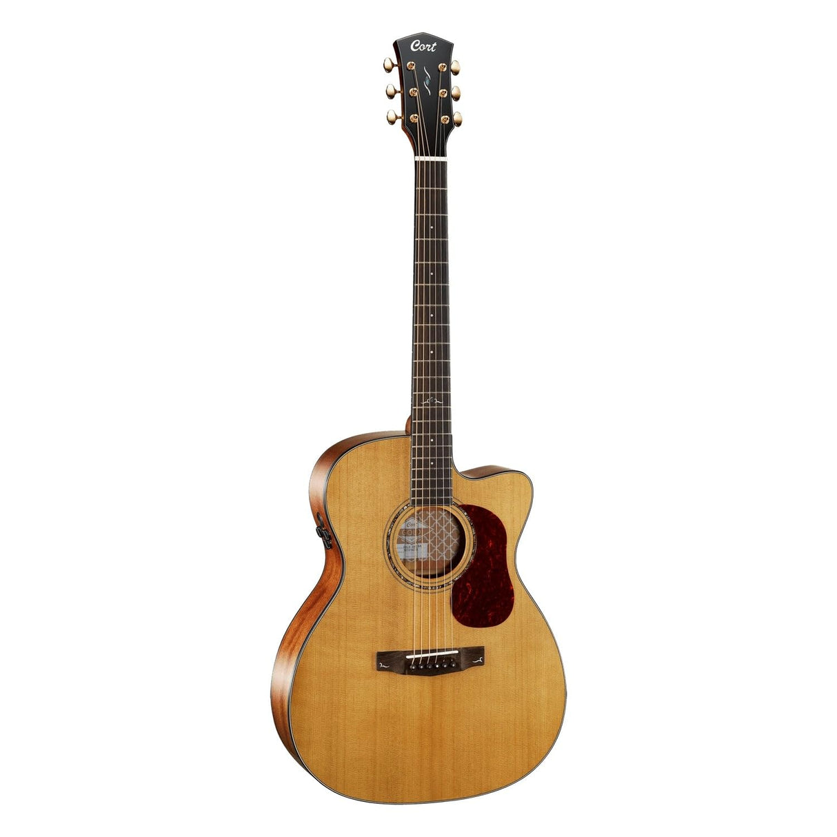 Cort GOLD-OC6 - Guitarra electroacústica en forma de orquesta (natural brillante (+soft case)
