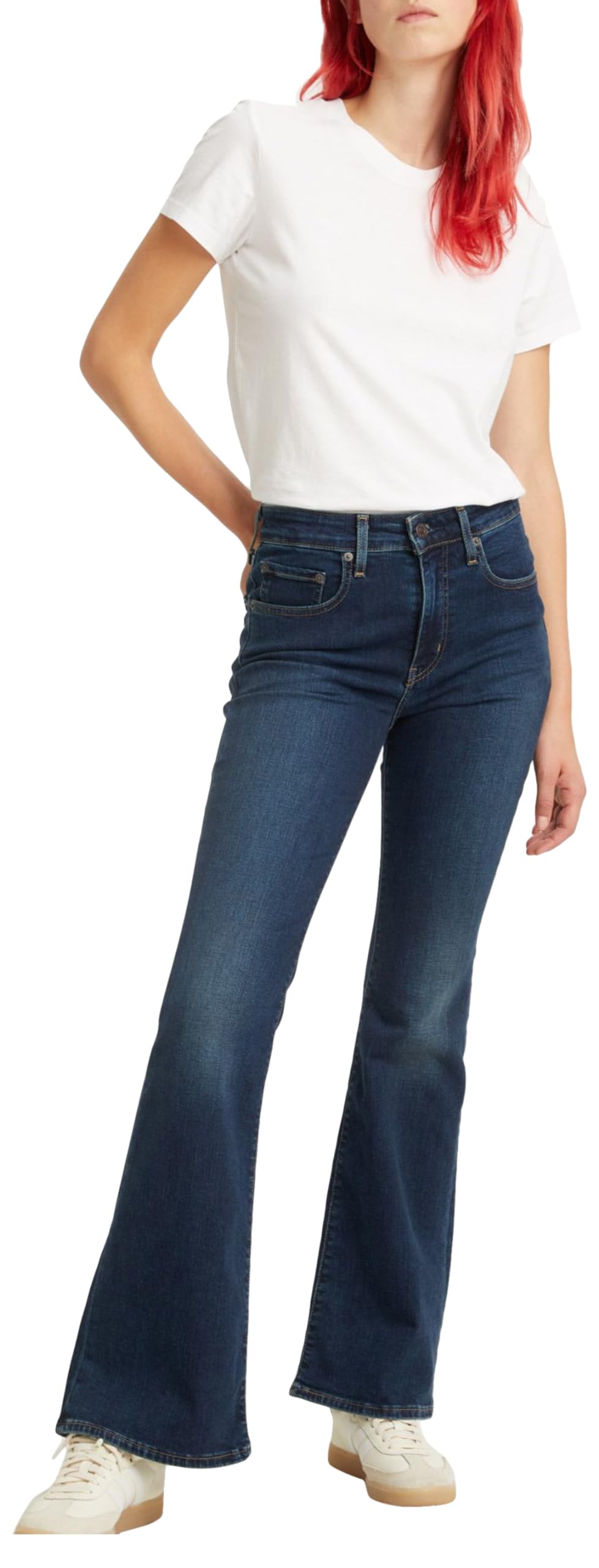 Levi's 726 High Rise Flare, Jeans para Mujer, Blue Swell, 33W / 32L