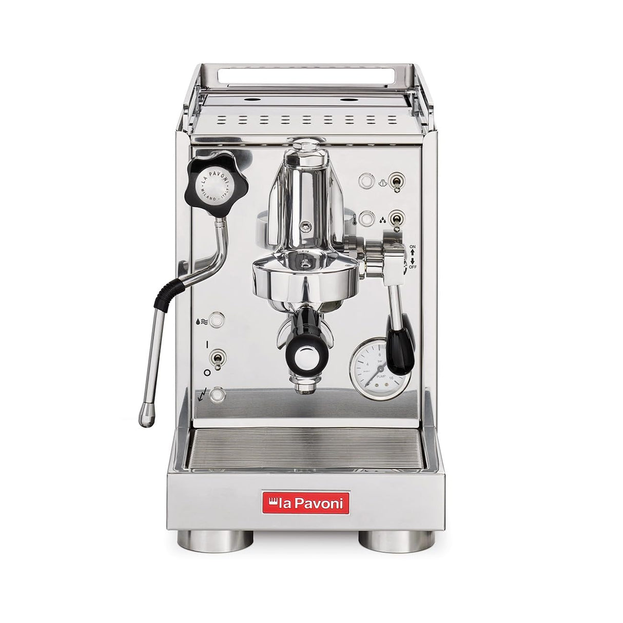 La Pavoni 845721 Cafetera semiprofesional, Stainless Steel, Multicolor