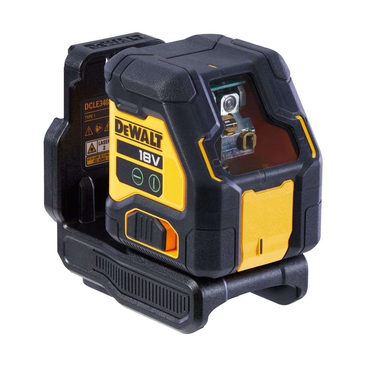 DEWALT DCLE34021N-XJ - Kit de Láser de Línea Cruzada Compacto con Haz Verde, Sin batería/cargador
