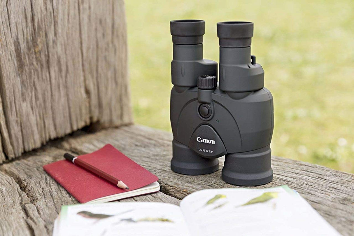 BINOCUL 12X36IS III W/Eye Cap