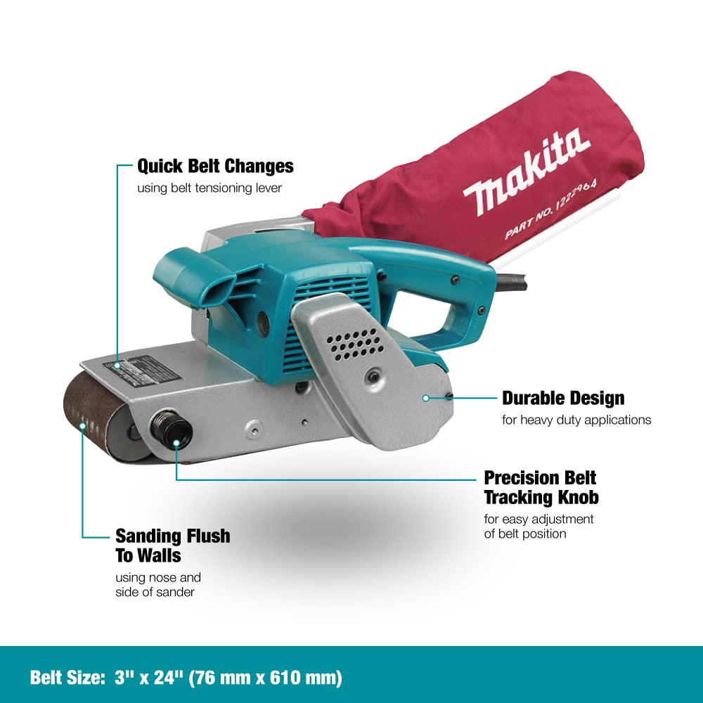 Makita 9924DB - Lijadora De Banda 76X610Mm