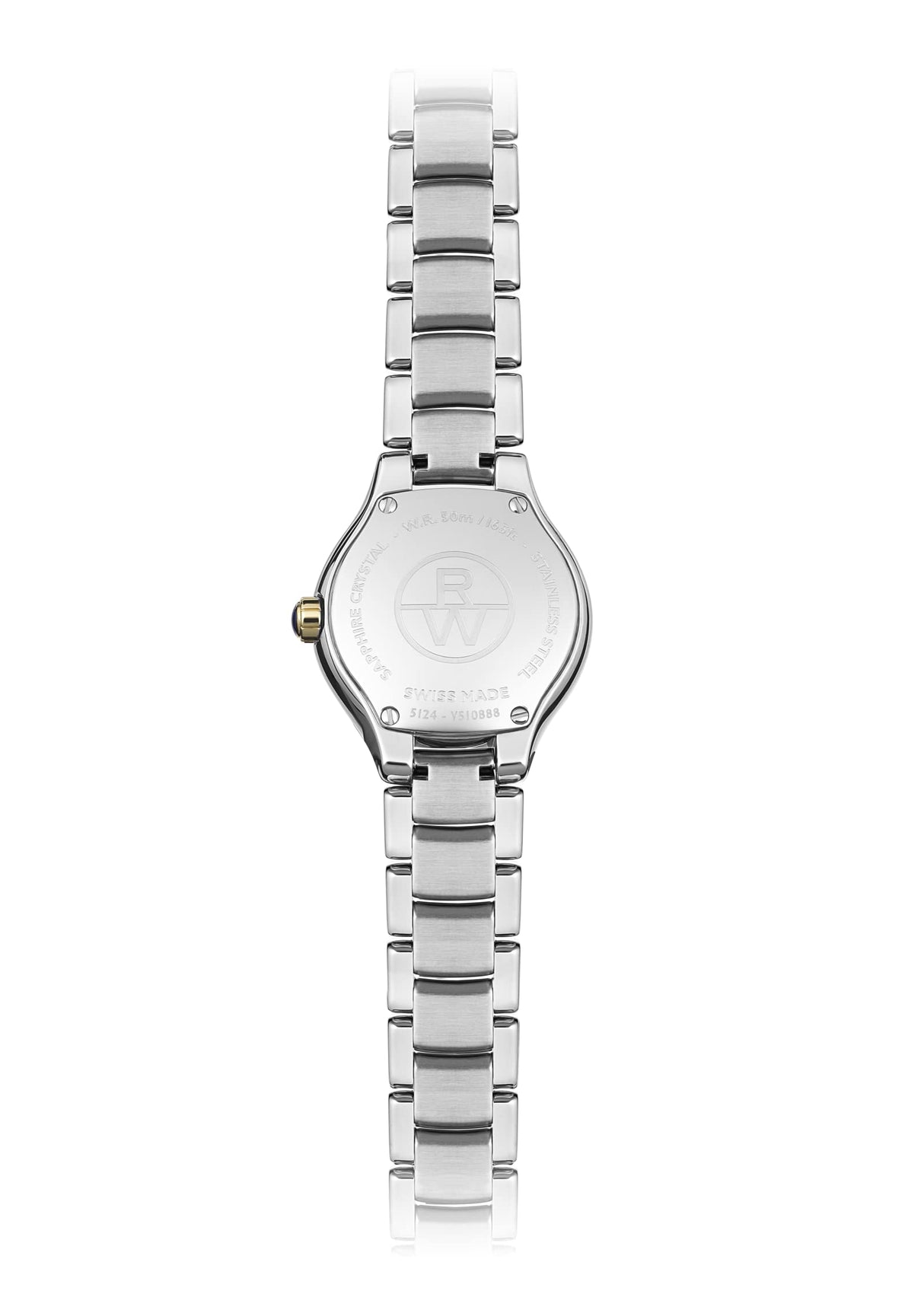 RAYMOND WEIL Reloj Analógico para Hombres de Cuarzo Suizo con Correa en Acero Inoxidable 5124-STS-00985