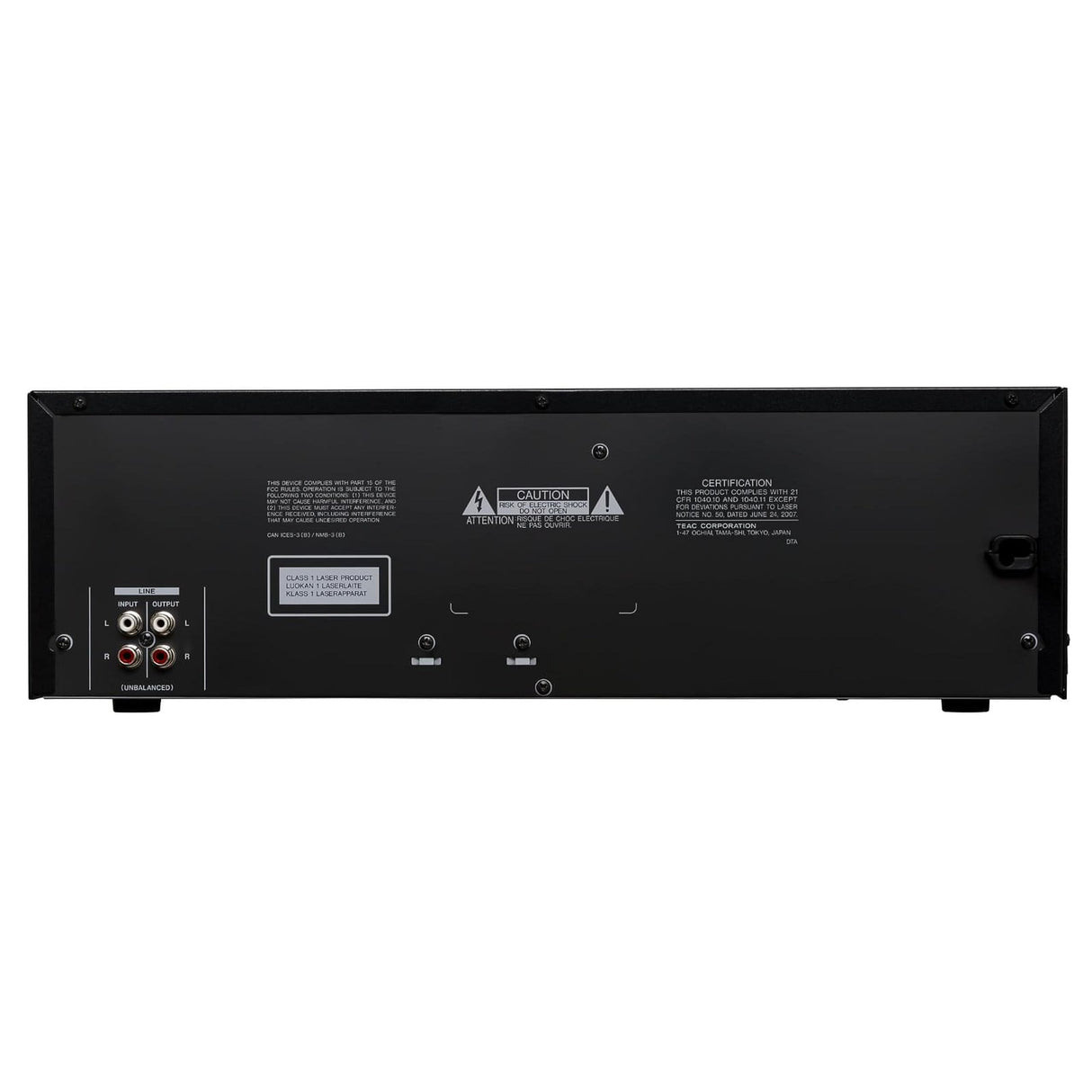 TascamReproductor CD, pletina de Cassette y Grabador USB,CD-A580 v2
