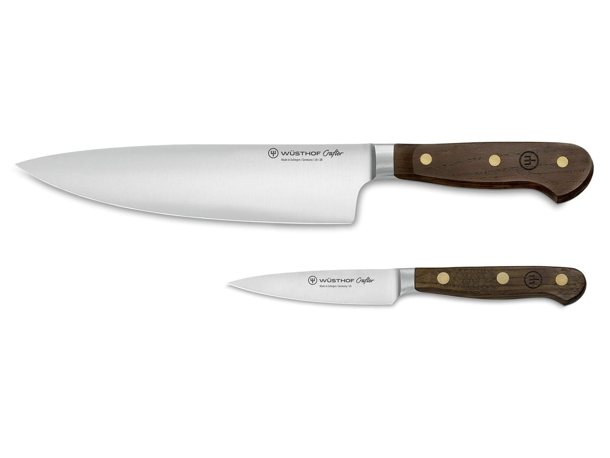 WÜSTHOF Crafter Bloque cuchillos con 2 cuchillos