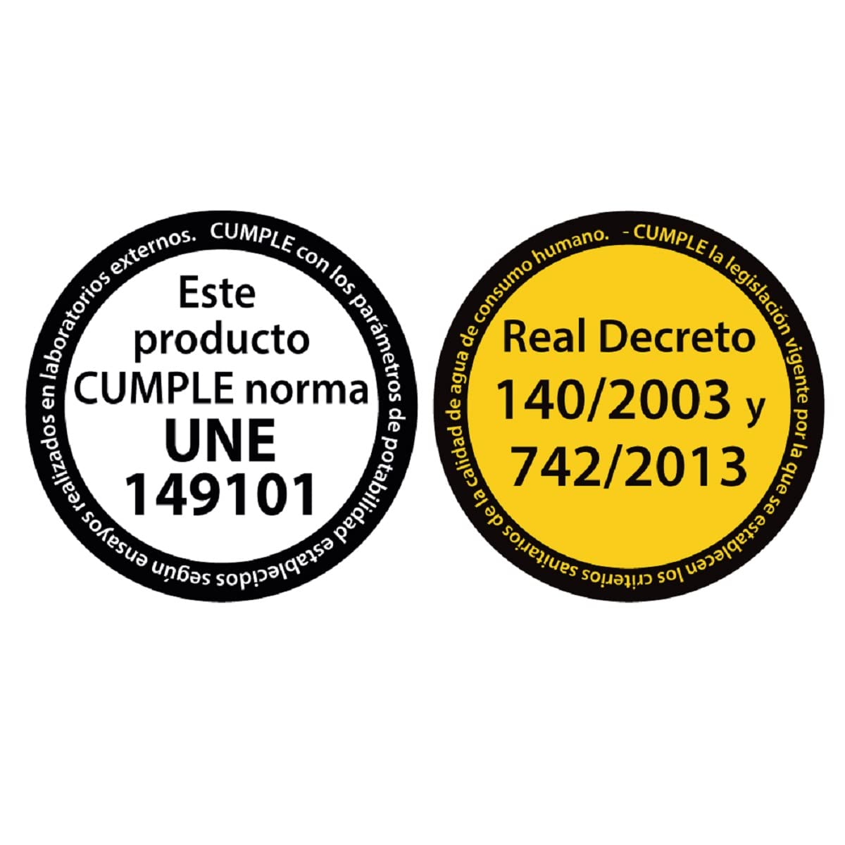 Fuente de Agua de ósmosis inversa de 5 etapas: Modelo Eco-Standard Black Cooler RO 2T. Filtro en línea estándar. Salida de Agua fría y Natural o fría y Caliente. Bbagua.