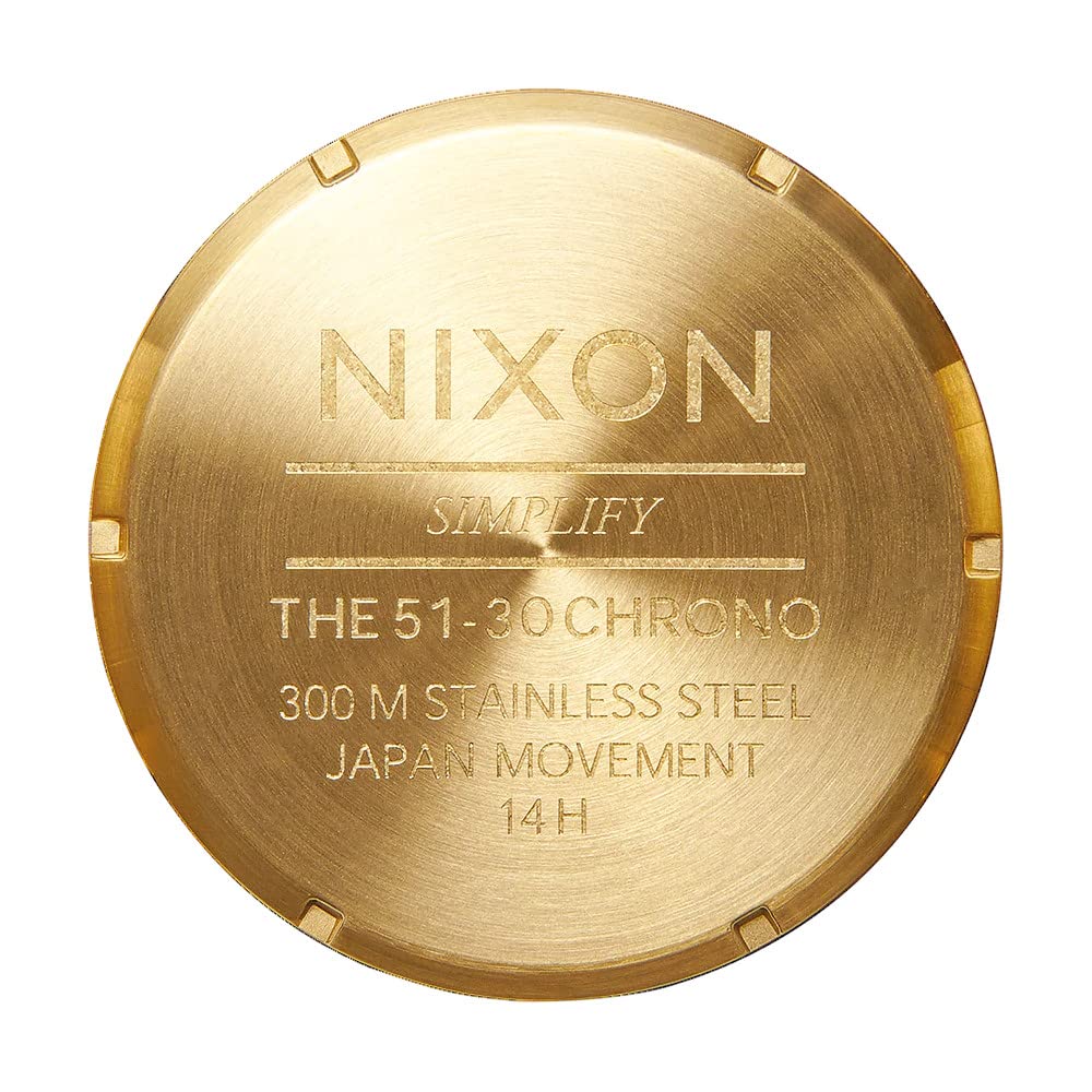Nixon Reloj Analógico para Hombre de Cuarzo con Correa en Acero Inoxidable A083-3192-00