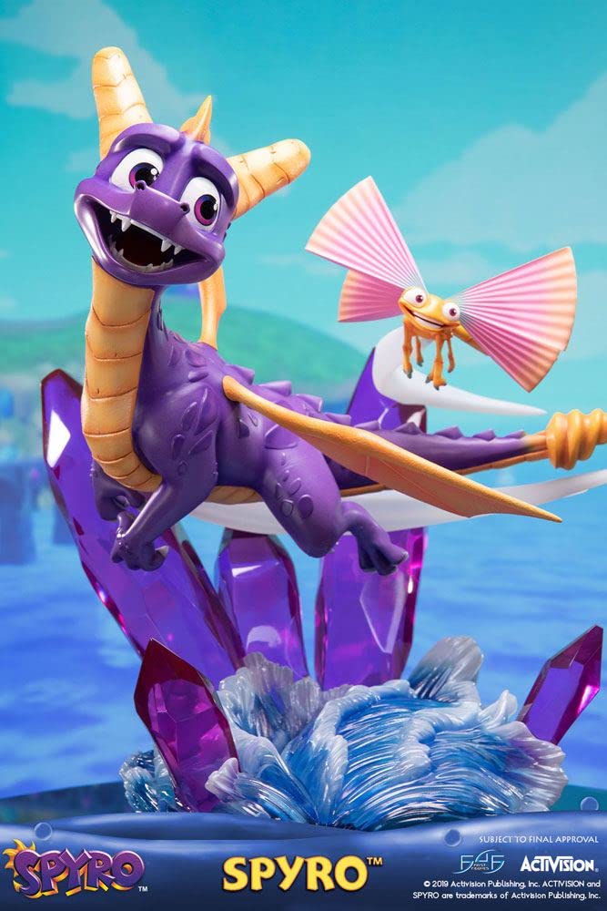 First4Figures SPYREST Spyro The Dragon - Estatua de Resina, Color Morado