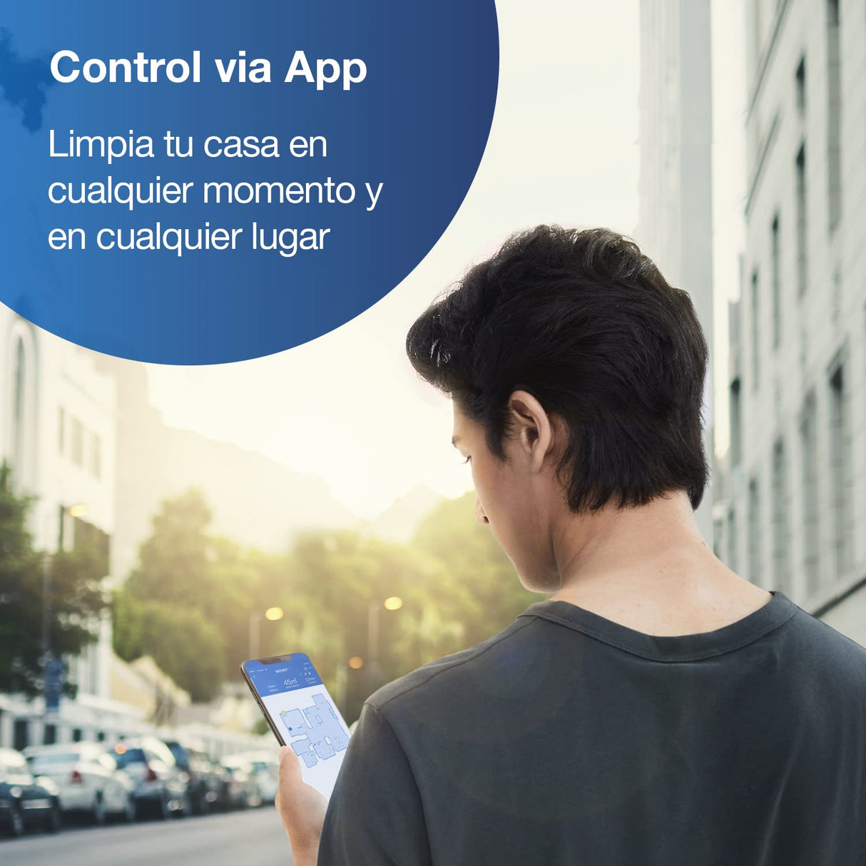 ECOVACS DEEBOT N8 Black, Robot Aspirador con función de Limpieza (OZMO), Potencia de Succión de 2300 PA, con Navegación Inteligente (Sensor láser dToF), Alexa/Google, Color Negro