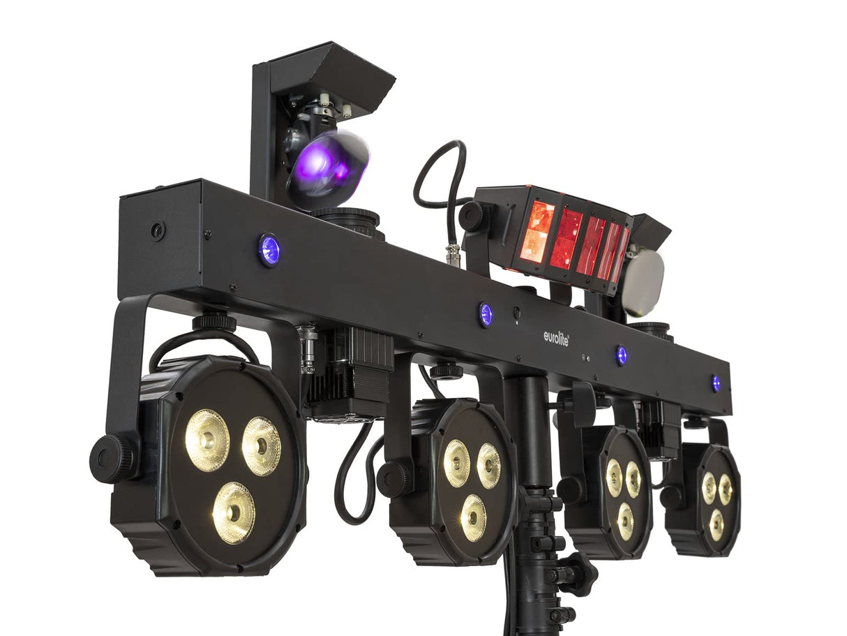 EUROLITE Set LED KLS Scan Next FX Kompakt-Lichtset + Fußschalter (20000850) marca Eurolite