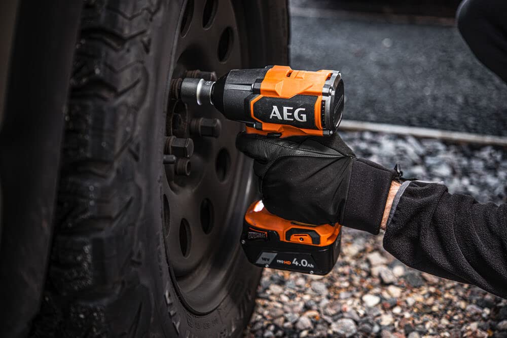 AEG Llave de Impacto de par medio sin Escobillas, 18V 1/2"
