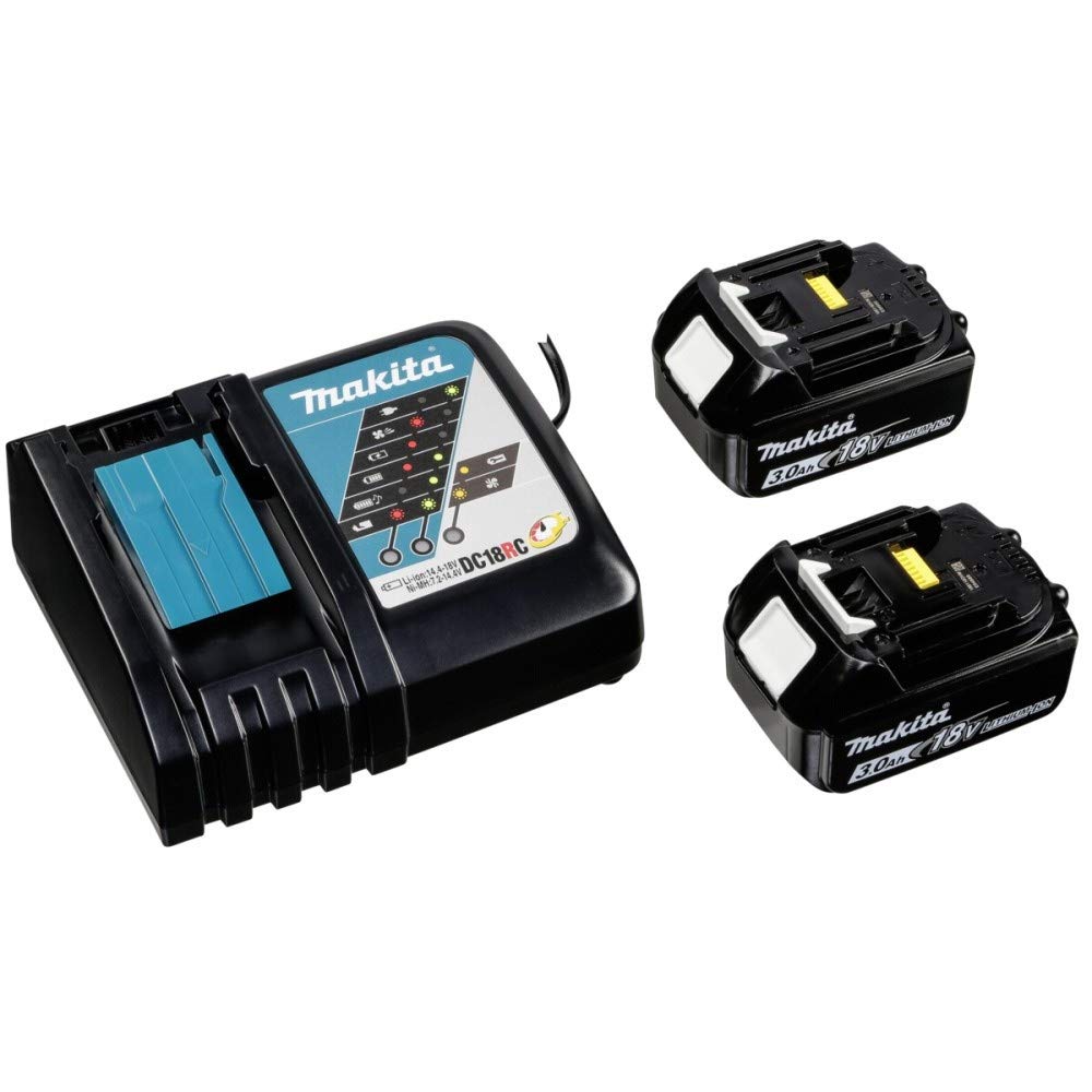 Makita DDF482RFE Negro - Taladro (Taladro de pistola, perforacion, Desatornillar, Negro, 3,8 cm, 1,3 cm, 62 Nm)