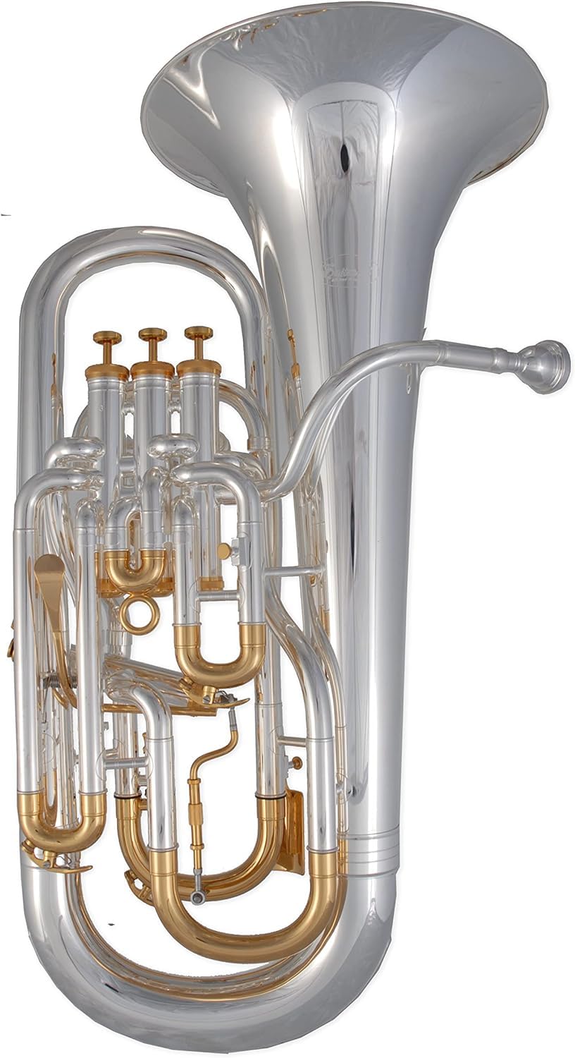 Soundman EUM-721BST - Euphonium totalmente compensado en B (Brassband Edition) - con gatillo - Edición Brassband - Compensado