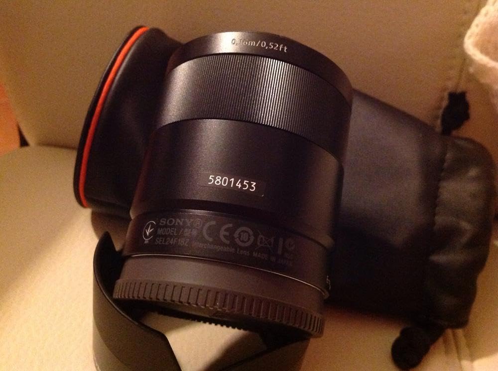 Sony SEL24F18Z - Objetivo para Sony (Distancia Focal Fija 36mm, Apertura f/1.8-22) Negro