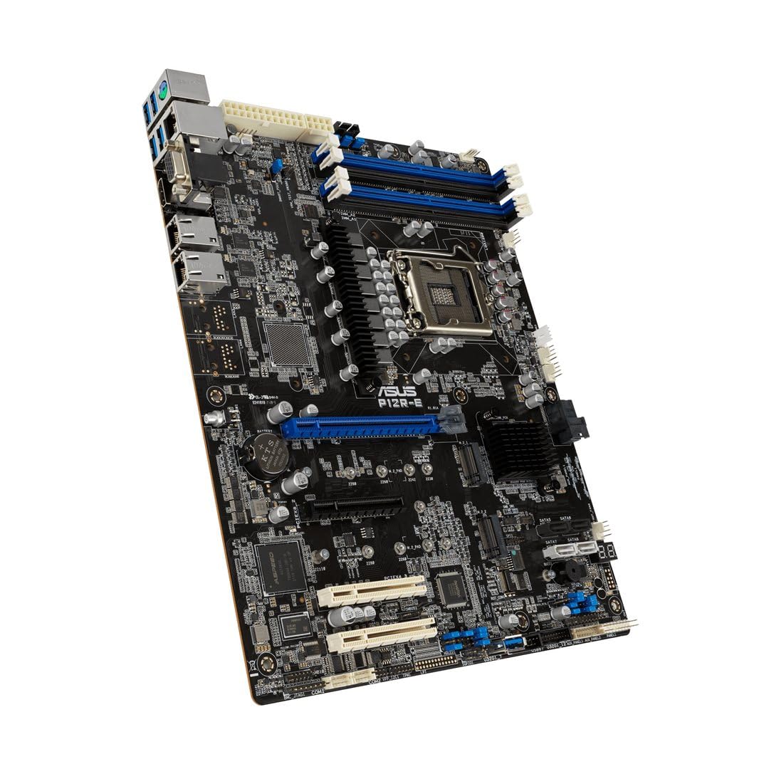 ASUS Placa Base P12R-E - Intel C256 - Enchufe Intel LGA1200 - RAM DDR4 - ATX