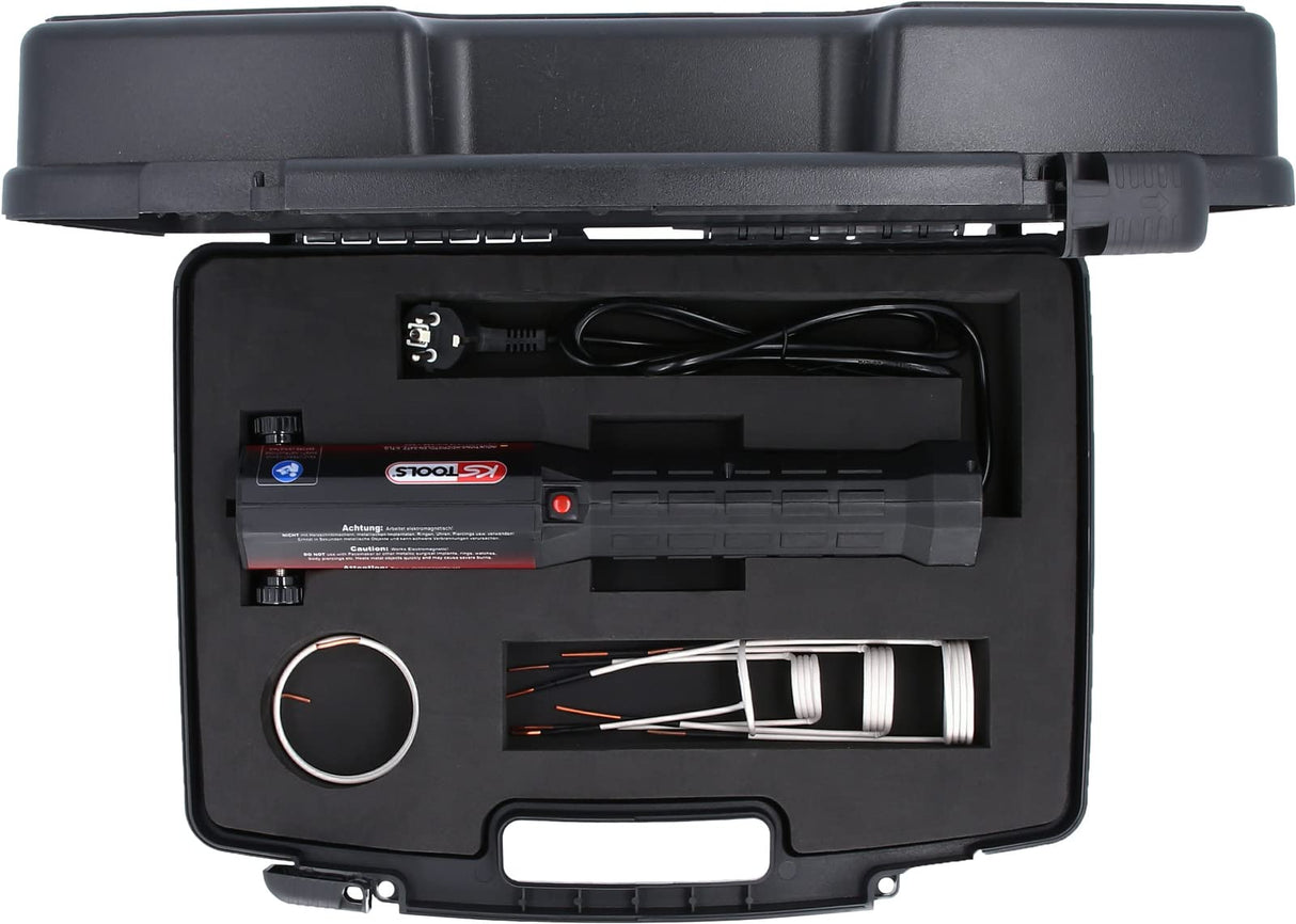 KS Tools 500.8480 Juego de pistolas calentadoras de inducción, 6 pzs