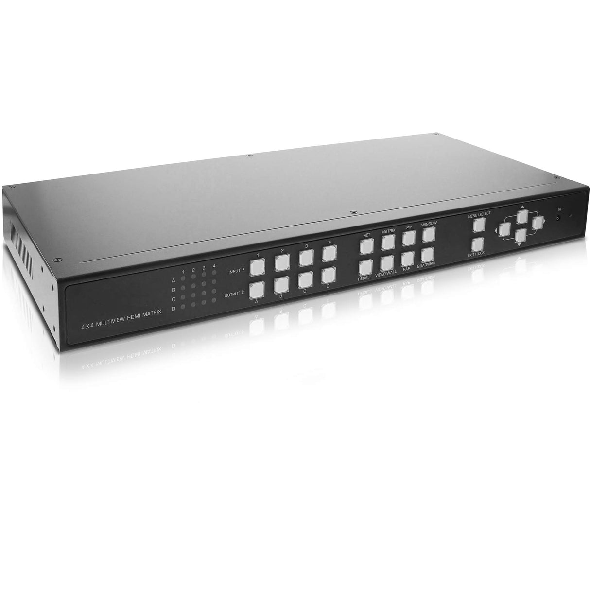 InLine 57830I HDMI 4x4 Multi View Matrix/Video Wall Switch 4 Entradas a 4 Salidas, FullHD