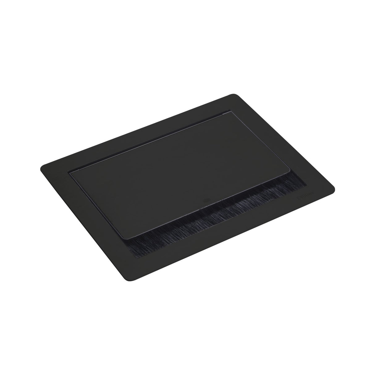 EVOline Flip Top Push S 2 x Schuko + cargador USB-A USB-C, color negro