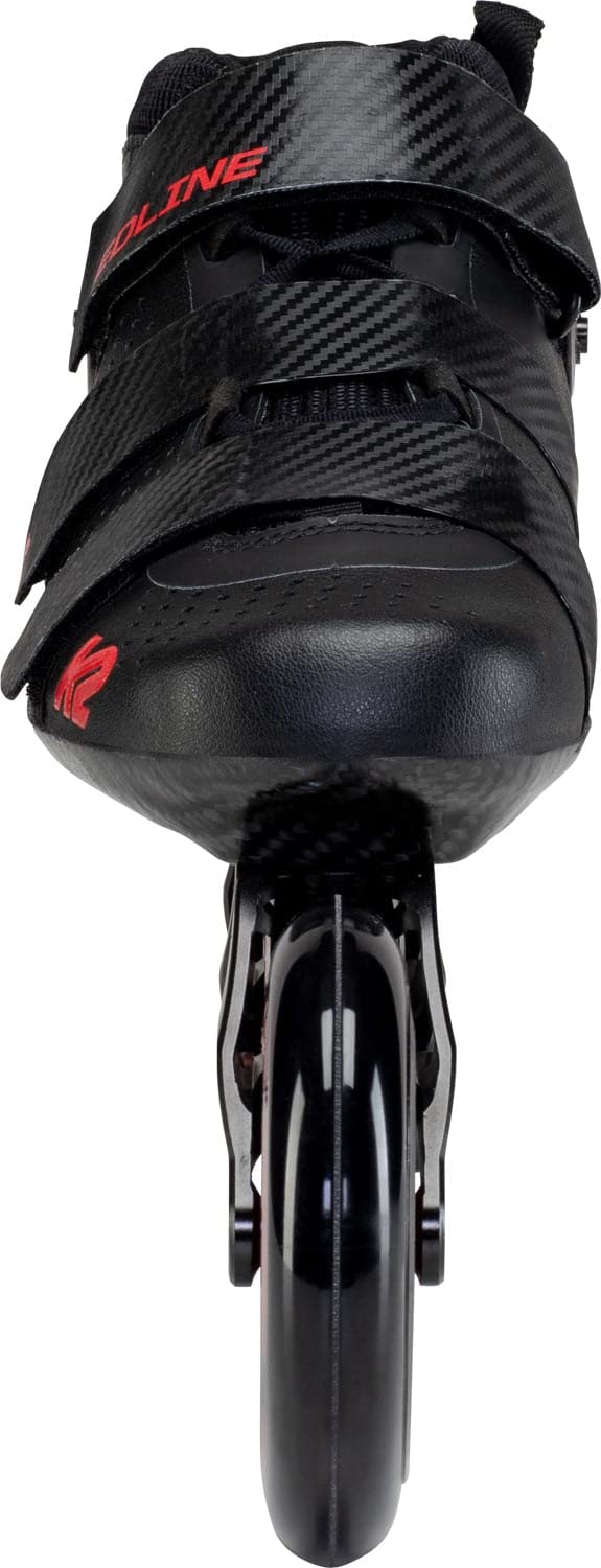 K2 Skates Redline 110 Patines, Unisex-Adult, Negro/Rojo, 47 EU