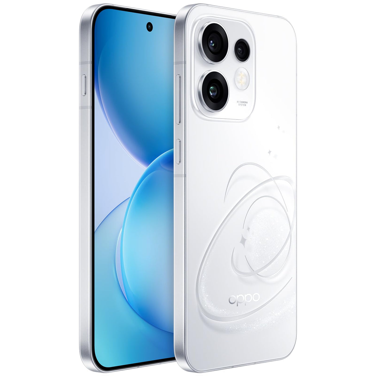 OPPO Reno16 5G Teléfono 8+256GB 6000mAh 120Hz 50MP, Pop White