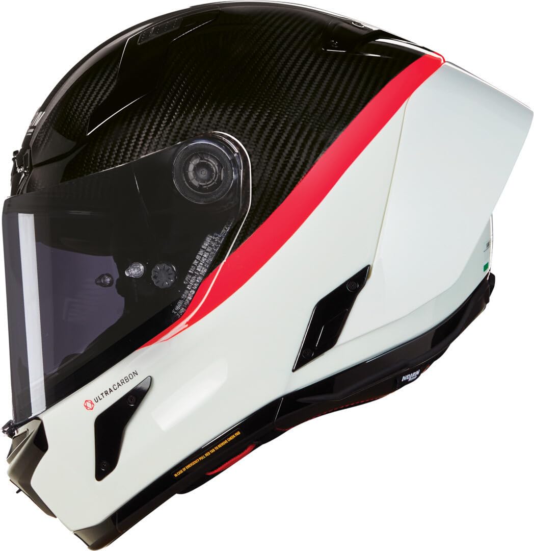 NOLAN Helmet X-804 RS D.O.C. 346 XL, Carbono/Blanco, Carbono/Blanco