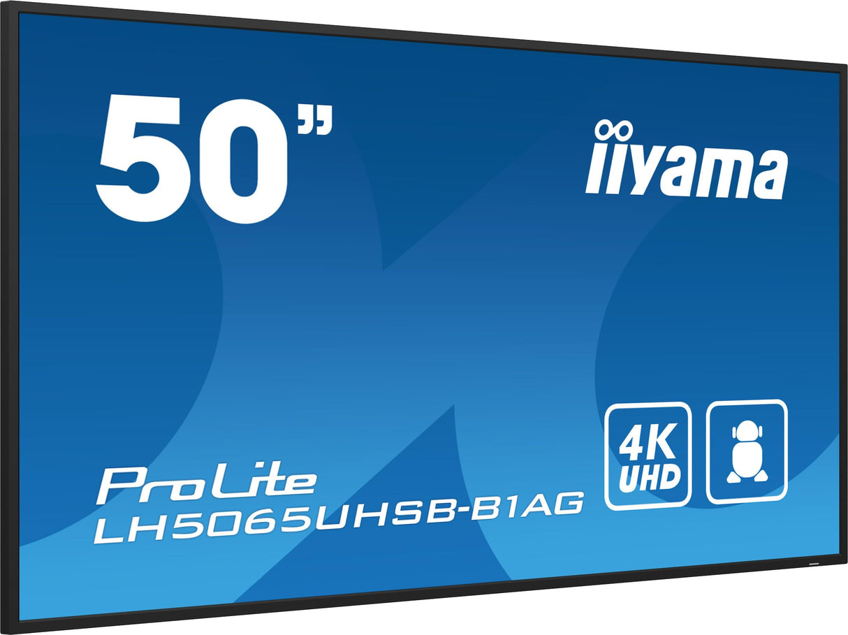 iiyama LCD de 50 Pulgadas 3840X2160 9.5MS LH5041UHS-B2AG 5000:1 HDMI VGA