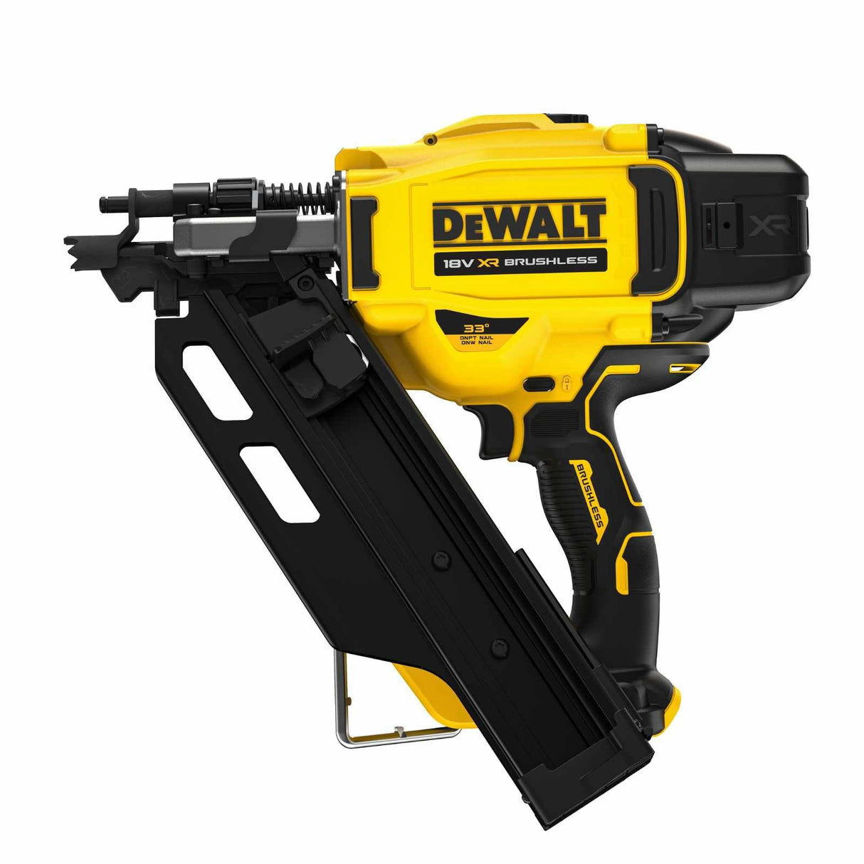 DeWalt DCN950N-XJ - Clavadora de Estructuras sin escobillas XR 18V, 33 Grados, Secuencial/Rápido, Sin batería/cargador