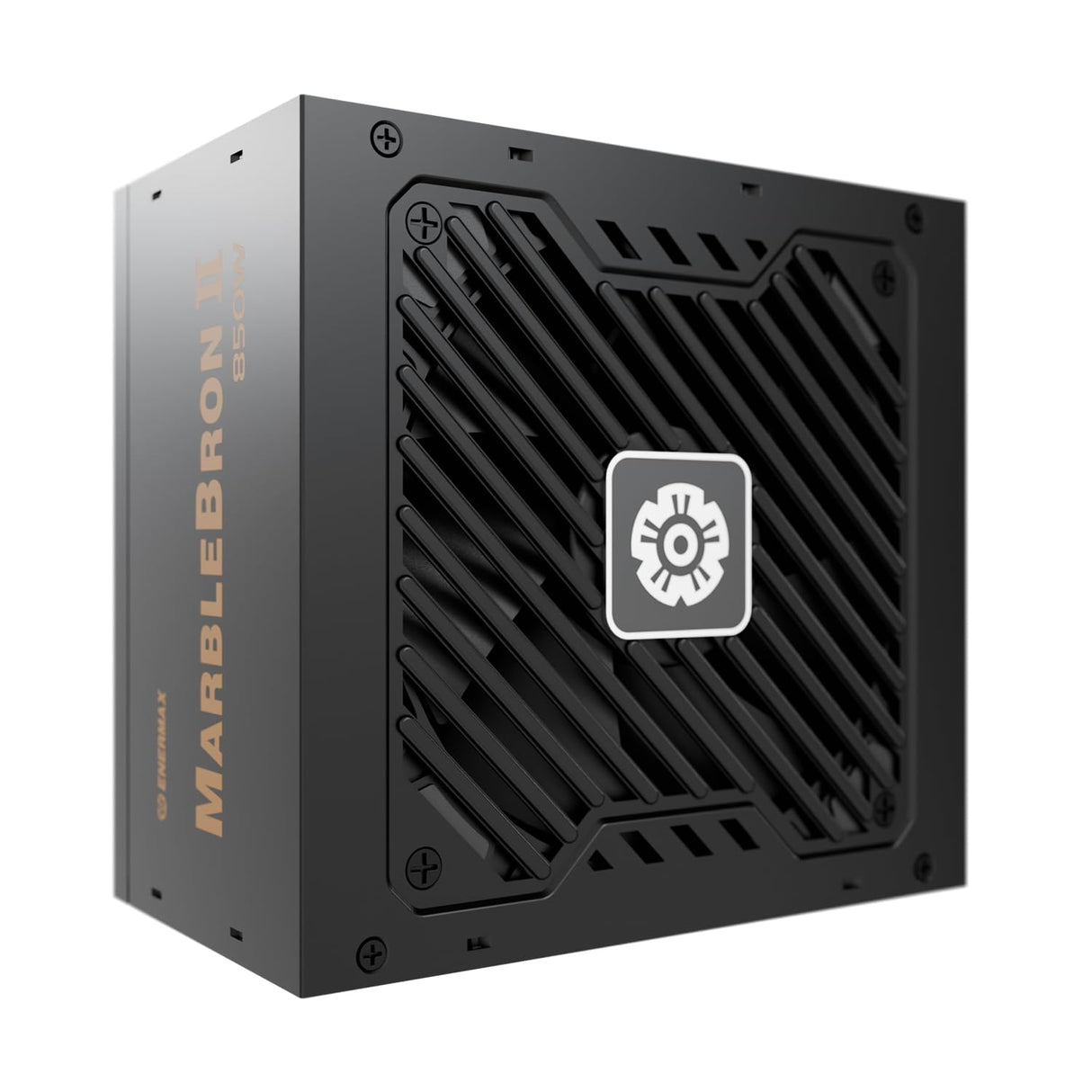 ENERMAX MARBLEBRON II - Fuente de alimentación Modular para Juegos (850 W, 3.1 ATX, PCIe 5.1, Cable de Manga indiv), Color Bronce 80 Plus, Ventilador FDB silencioso de 12 cm, CC a CC con Condensador