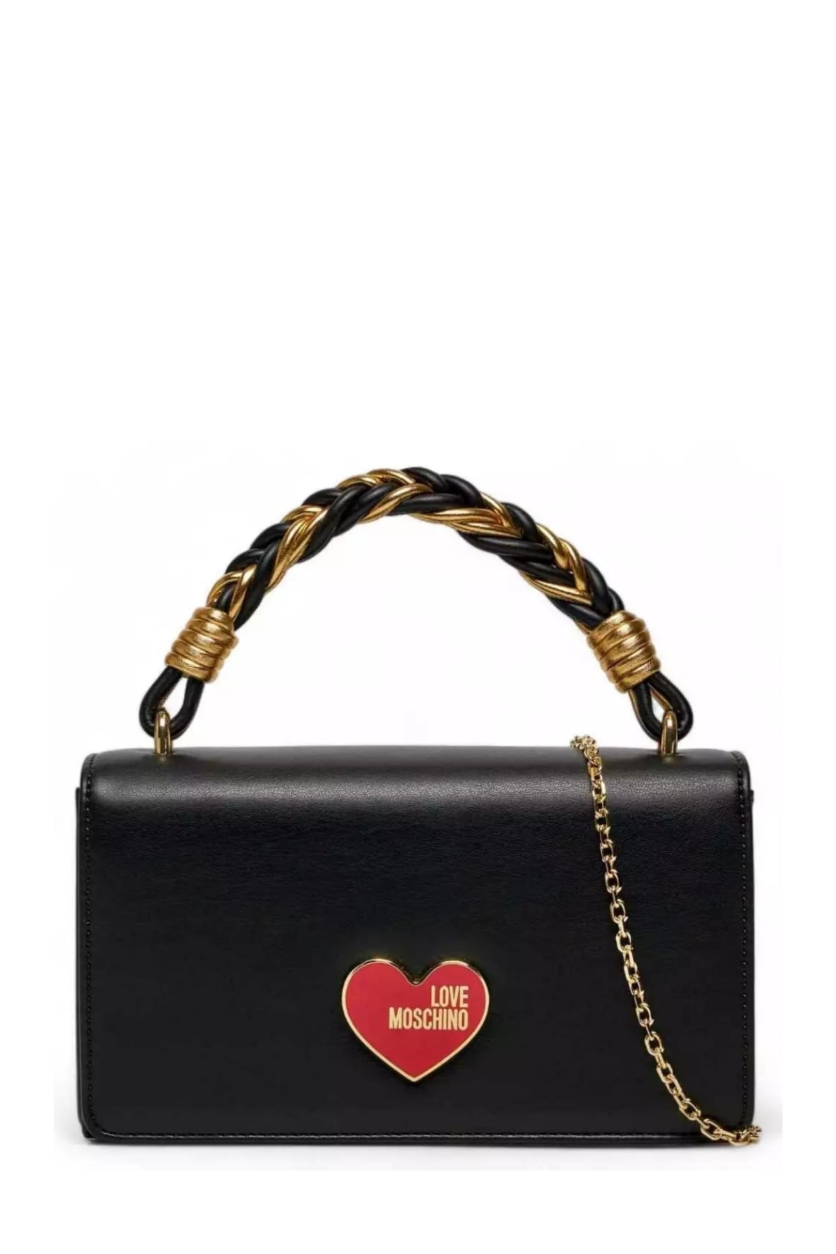 Love Moschino jc4224pp1i, Bolsa de Mano Mujer, Negro, Talla única