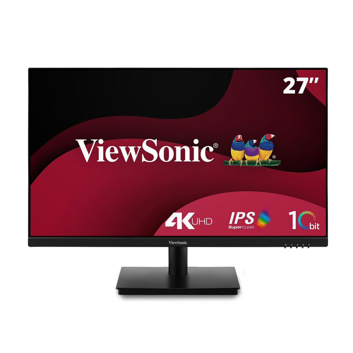ViewSonic VA2762-4K Monitor IPS de 27" 4K, HDMI x2, DisplayPort, Antirreflejos, Compatible con VESA, 10 bits, HDR10, Ergonómico, Eye ProTech