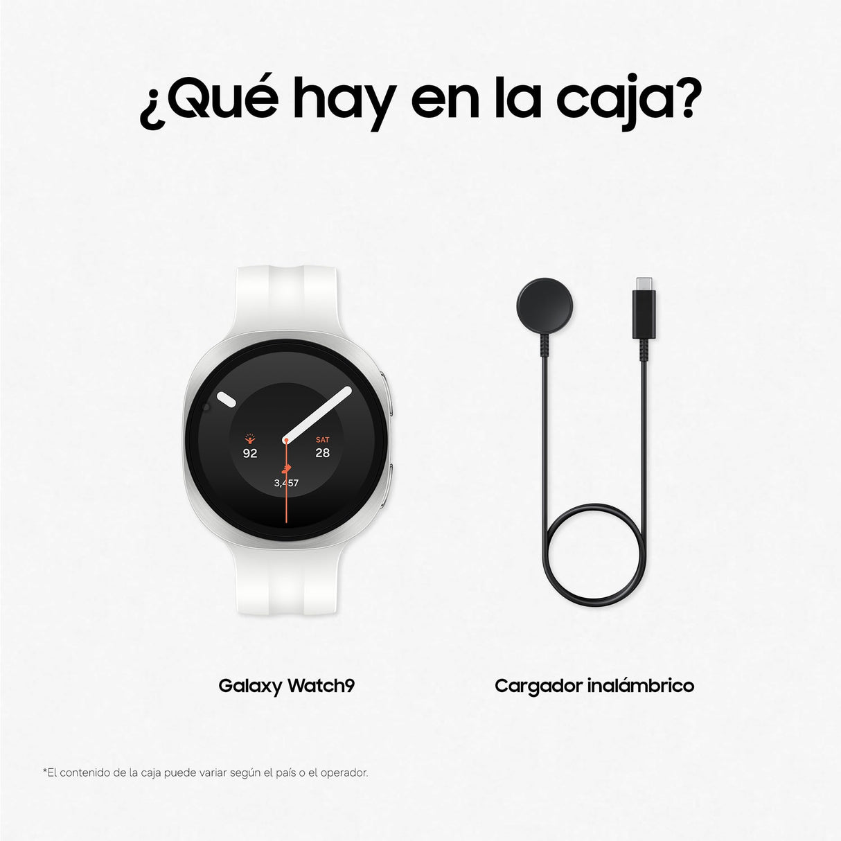 Samsung Galaxy Watch9, 40mm, Bluetooth, Blanco (Versión Española)