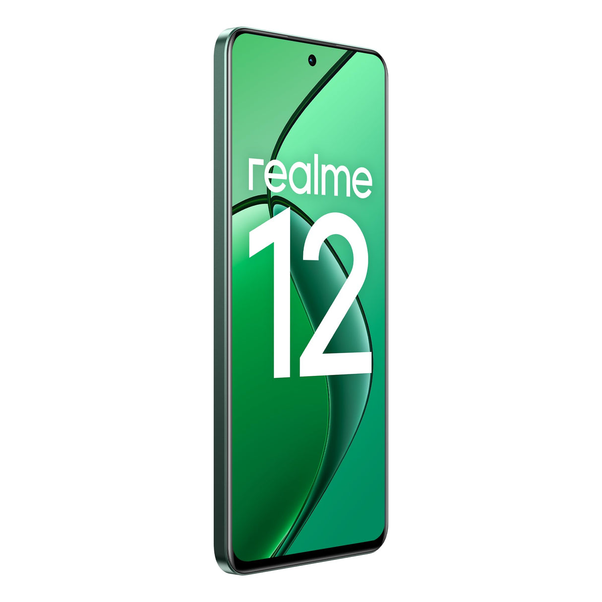 realme Teléfono Móvil 12 4G 8+128 GB,Procesador Qualcomm Snapdragon 685,Pantalla AMOLED ultrafluida de 120 Hz, Sony LYT-600 OIS Portrait Camera,Gran batería de 5000 mAh,Verde,sin Adaptador
