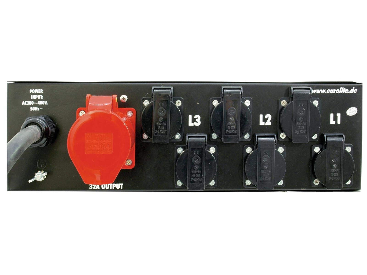 Eurolite SBM 32 19 pollici distributore di potenza 32A