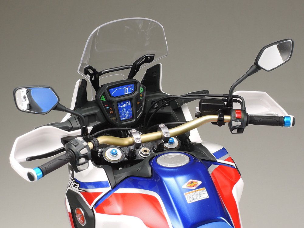 Tamiya 1:6 Honda CRF 1000L Africa Twin Enduro-modelkit, plástico, Kit para Montar, réplica Detallada, sin Pintar, Color Multi-colord (16042)