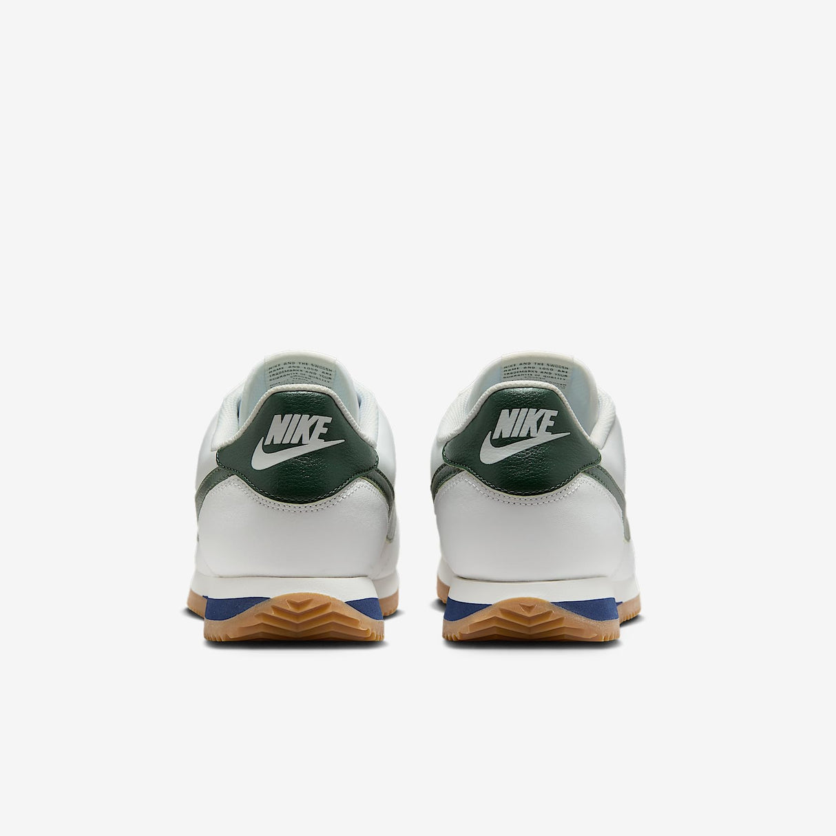 Nike Cortez, Zapatillas Hombre, Summit White/Fir/Midnight Navy, 42.5 EU