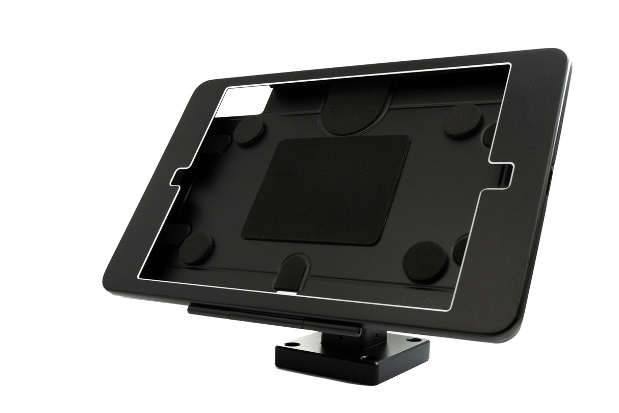 System-S Soporte de Techo de Pared con Cerradura para iPad de 10,2 Pulgadas, inclinable 180°, Color Negro