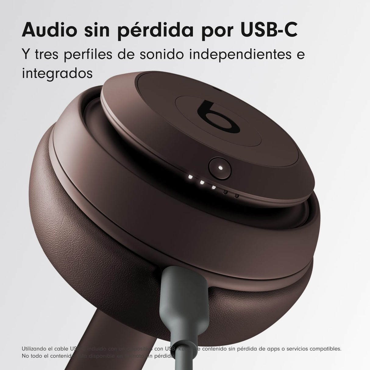 Beats Studio Pro - Auriculares inalámbricos Bluetooth con cancelación de Ruido - Audio Espacial Personalizado, Sonido USB-C sin pérdida, compatibilidad con Apple y Android - Marrón Oscuro