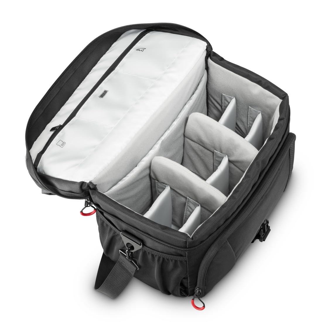 Hama Phoenix 200 - Funda para cámara fotográfica, Color Negro, Rojo, Moderno