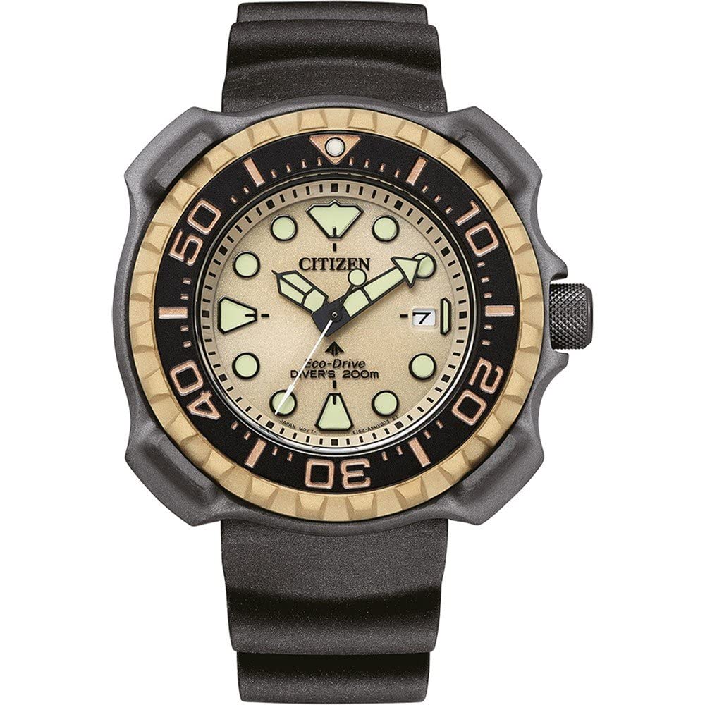 Citizen Reloj Analógico para Hombres de Eco-Drive con Correa en Caucho BN0226-10P
