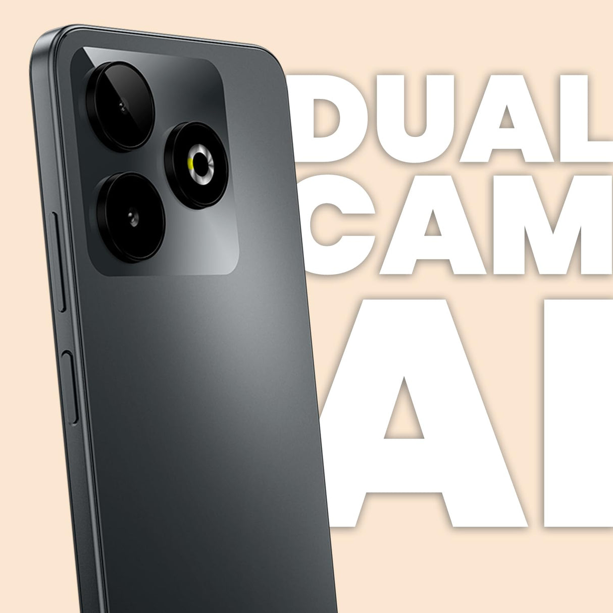 SPC Discovery 3 SE – Smartphone 6,8” HD+ | 64GB Memoria Interna y 4GB RAM | 13MP Dual CAM AI | NFC y biometría | Android 14 | Batería 5000mAh – Color Dark Matter