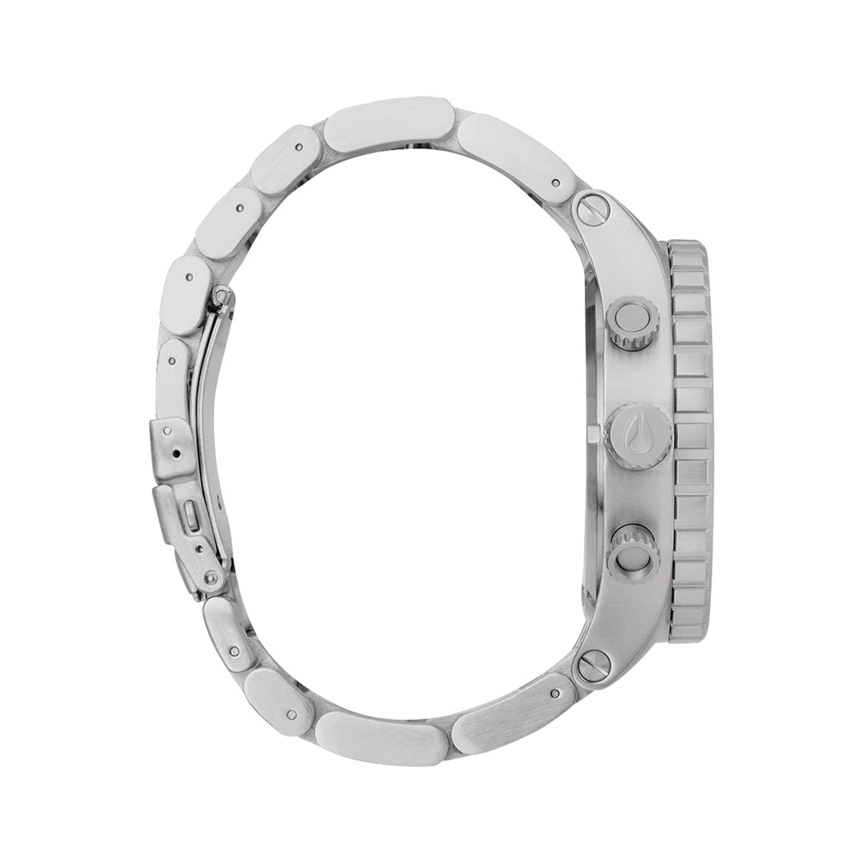 Nixon Reloj Analógico para Hombres de Cuarzo japonés con Correa en Acero Inoxidable A1389-000-00