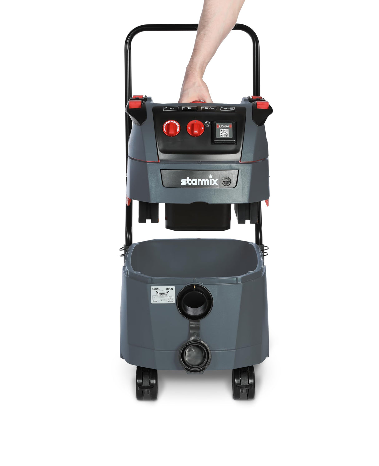 Starmix 18621 Aspiradora en seco y húmedo iPulse L-1635 Top, plástico, Negro