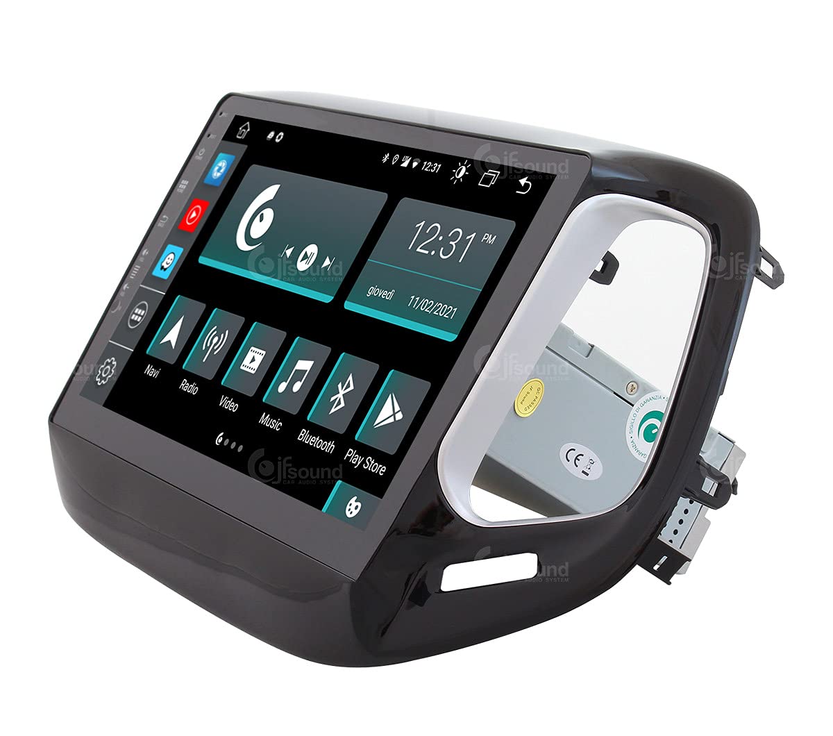Autorradio de Ajuste Personalizado para Jeep Compass Android GPS Bluetooth WiFi Dab USB Pantalla táctil Full HD 10" procesador de 8 núcleos y comandos de Voz