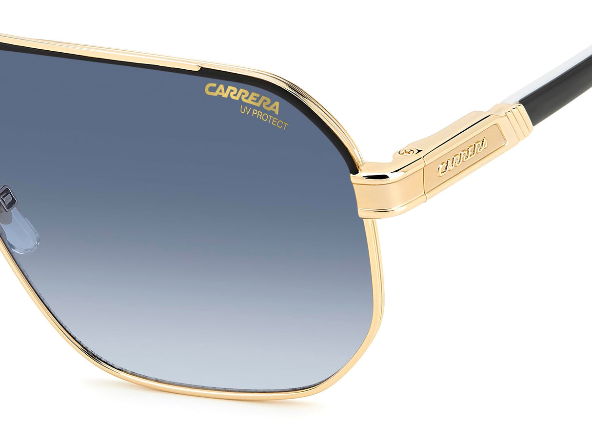 Carrera Gafas de Sol 1062/S Black Gold/Dark Blue Shaded 62/14/145 hombre